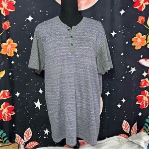 Gray Striped Men's Shirt